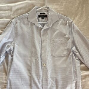 Pronto Uomo Light Blue Patterned Button Down Shirt